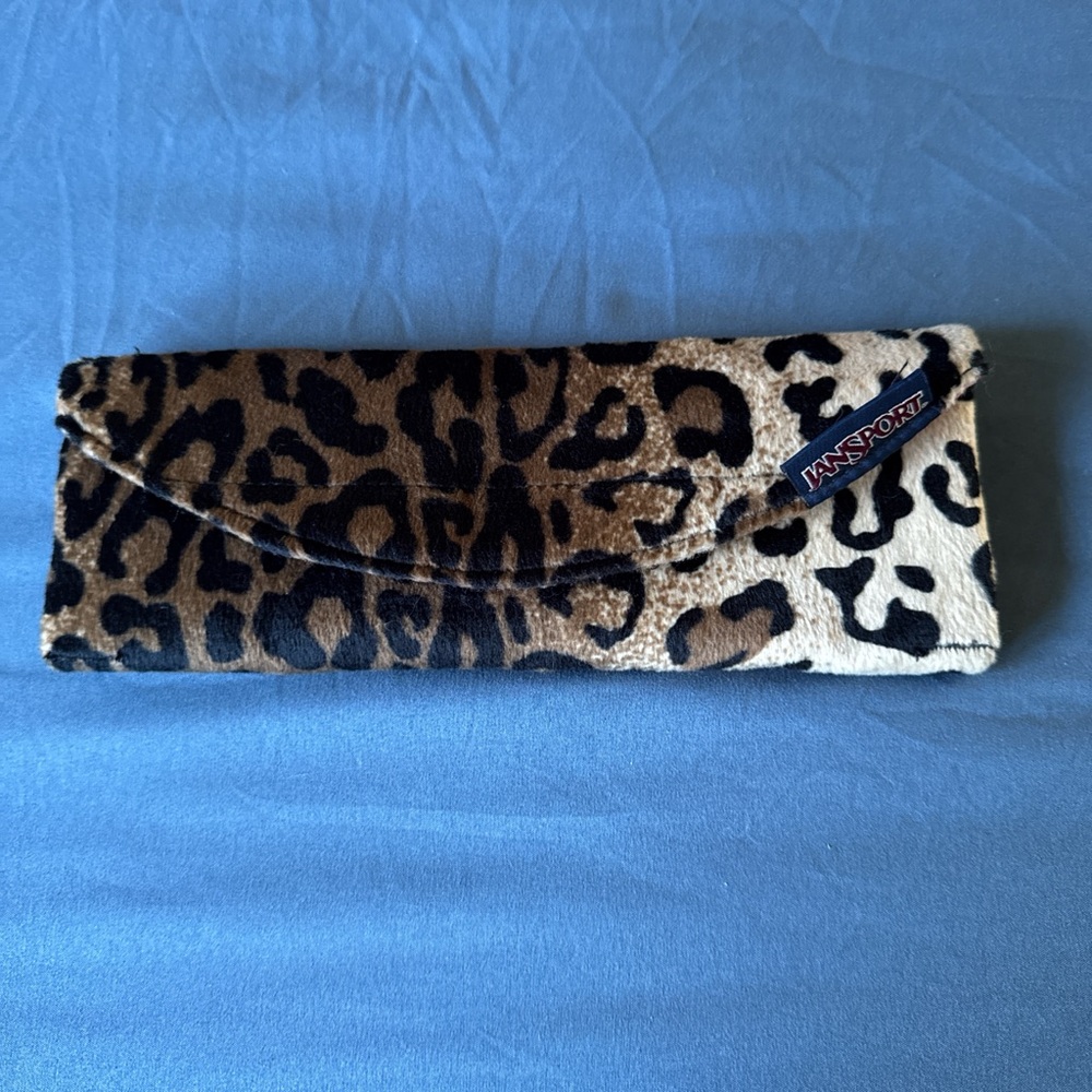 Jansport Multi Purpose Leopard Print Case - image 1